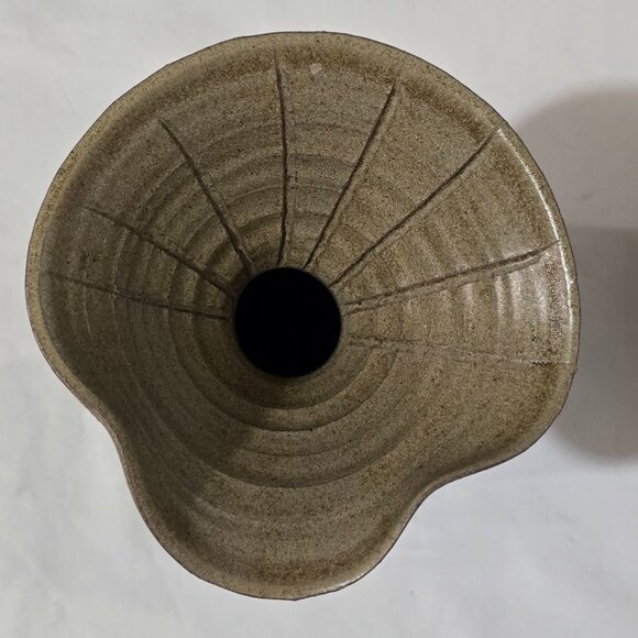 Studio Art Pottery Pour Over Coffee Carafe - Signed - Picture 5 of 7